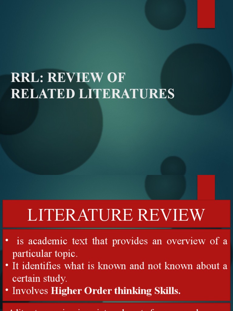 Review of Related Literature PDF Theory Libraries