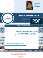 Si1ta010322b-Tr-t04-Razones Trigonométricas de Ángulos Agudos (Definición y Propiedades) Profesor - Sammycondezo