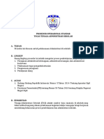 SOP Pelaksanaan Tugas Tenaga Administrasi