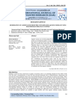 Remediation of Cadmium Ions From The Contaminated Aqueous Media by Using Dead Biomass Ofbacillus Subtilis