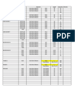 Area Material Length Quantity Remarks Diameter