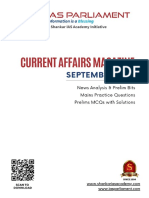 Current Affairs Magazine September 2021 WWW Iasparliament Com