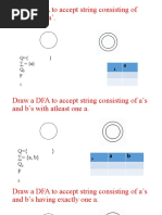 DFA - Problems With Solutions