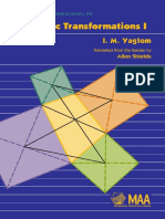 (Number 8) Yaglom, Isaak Moiseevich - Geometric Transformations I-Mathematical Association of America (MAA) (2009)