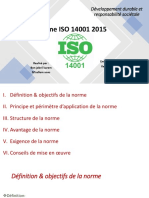 Norme ISO 14001 2015: Développement Durable Et Responsabilité Sociétale
