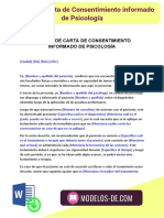 Carta Consentimiento Informado