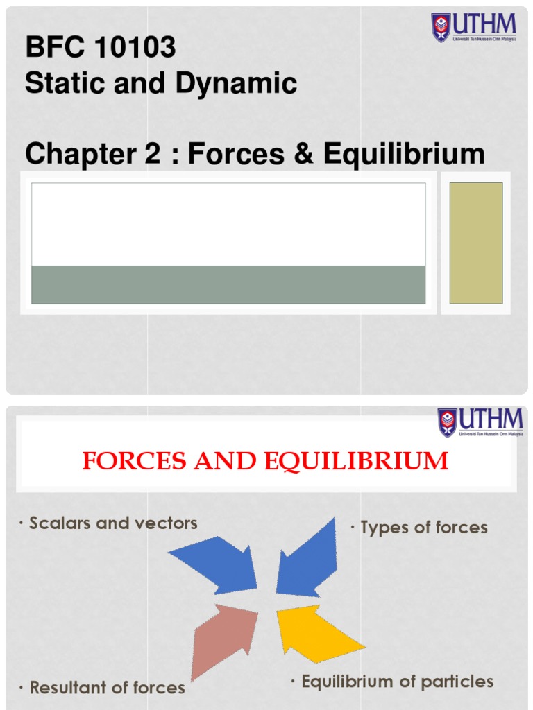 Forces and Equilibrium in 2D Systems | PDF | Euclidean Vector | Force