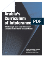 2008 Update - Saudi Arabia's Cirriculum of Intolerance
