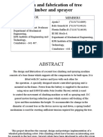 Design and Fabrication of Tree