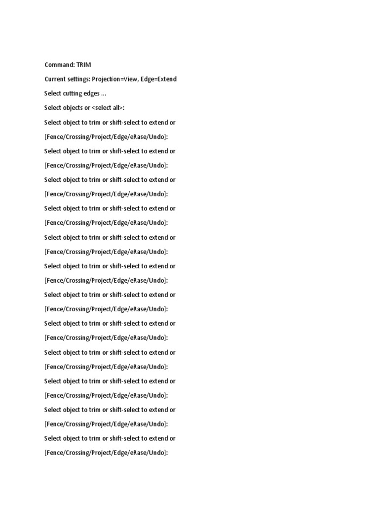 AutoCAD Trim and Dimension Commands Guide | PDF | Polygon | Angle