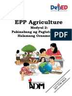 EPP4 - Agriculture - Modyul 2 - Pakinabang NG Pagtatanim NG Halamang Ornamental