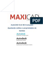 AutoCAD Civil 3D Avançado. Ajustando Estilos e Propriedades de Bandas