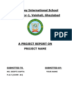CS Project Report Template