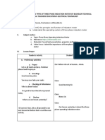 A Detailed Lesson Plan in Types of Three Phase Induction Motor