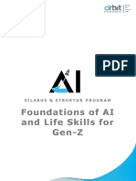 SYLLABUS & PROGRAM STRUCTURE - Foundations of AI and Life Skills For Gen - Z