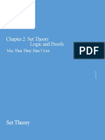 Chapter 2 Set Theory Logic and Proofs: MSC Thai Thuy Han Uyen