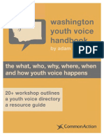 Washington Youth Voice Handbook The What Who Why Where