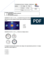 Prova Global de Matemática5ano 2 Etapa