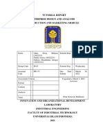 Tutorial Report Enterprise Design and Analysis Introduction and Marketing Module