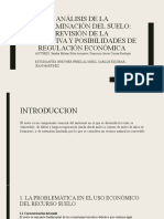 Análisis de La Contaminación Del Suelo