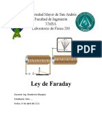 Laboratorio de Ley de faraday