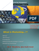 Introduction To Marketing&amp Prodct Planning