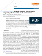 Dual-Polarized Antenna Design Integrated With Metasurface and Partially Re Ective Surface For 5G Communication