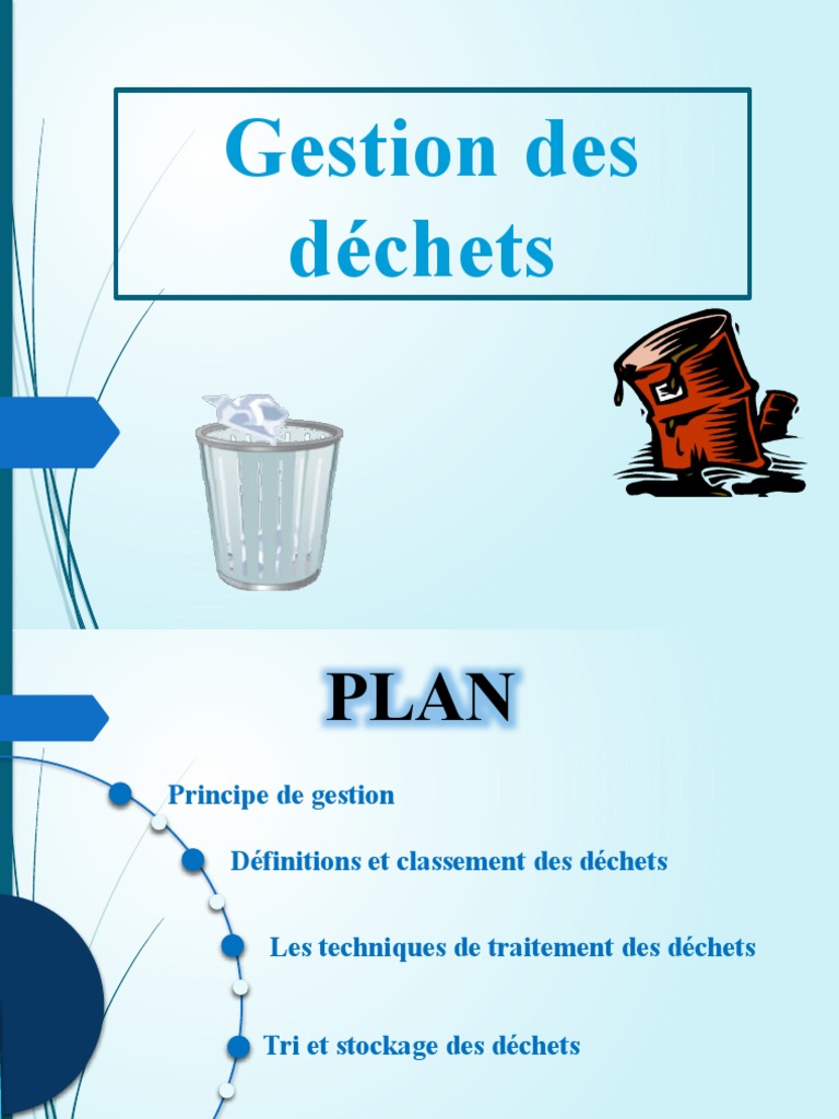 Plan de gestion des déchets en entreprise | PDF | Déchets | Recyclage