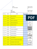 Nilai K-e-Absen TSF Kelas e