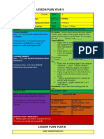 Lesson Plan Year 5: Content Standard