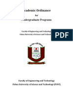 Academic Ordinance: Undergraduate Programs