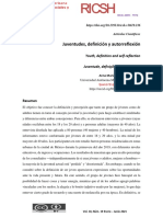 "Juventudes, Definición y Autodefinición." ANNA MARÍA FERNÁNDEZ PONCELA