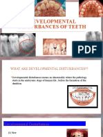 Developmental Disturbances of Teeth