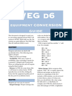 WOIN & WEGd6 Equipment Conversion Guide