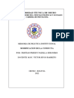 Portada Práctica Institucional UTO-1