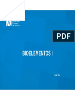 Bioelementos I