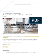 ¿Cuál Es La Diferencia Entre Acreditación y Certificación - CTMA