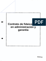 Contrato de Fideicomiso en Administración y Garantía 11 MAY 2010. 92 Págs