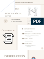 Técnicas e Instrumentos para La Recolección de Datos