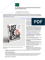 "Lose The Resume, Land The Job" - New Book by Korn Ferry CEO Gary Burnison Reveals Proven Strategies To Revitalize The Passionless, Purposeless Career