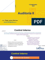 Auditoría II: Control Interno y COSO