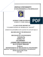 Classification of Hydraulic Valves Report