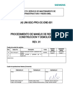 UNI-SGC-PRO-OC-EnE-001 Manejo de Residuos de Construccion y Demolicion Rev. 01