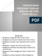 Metode Food Recall