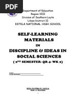 Self-Learning Materials Discipline & Ideas in Social Sciences