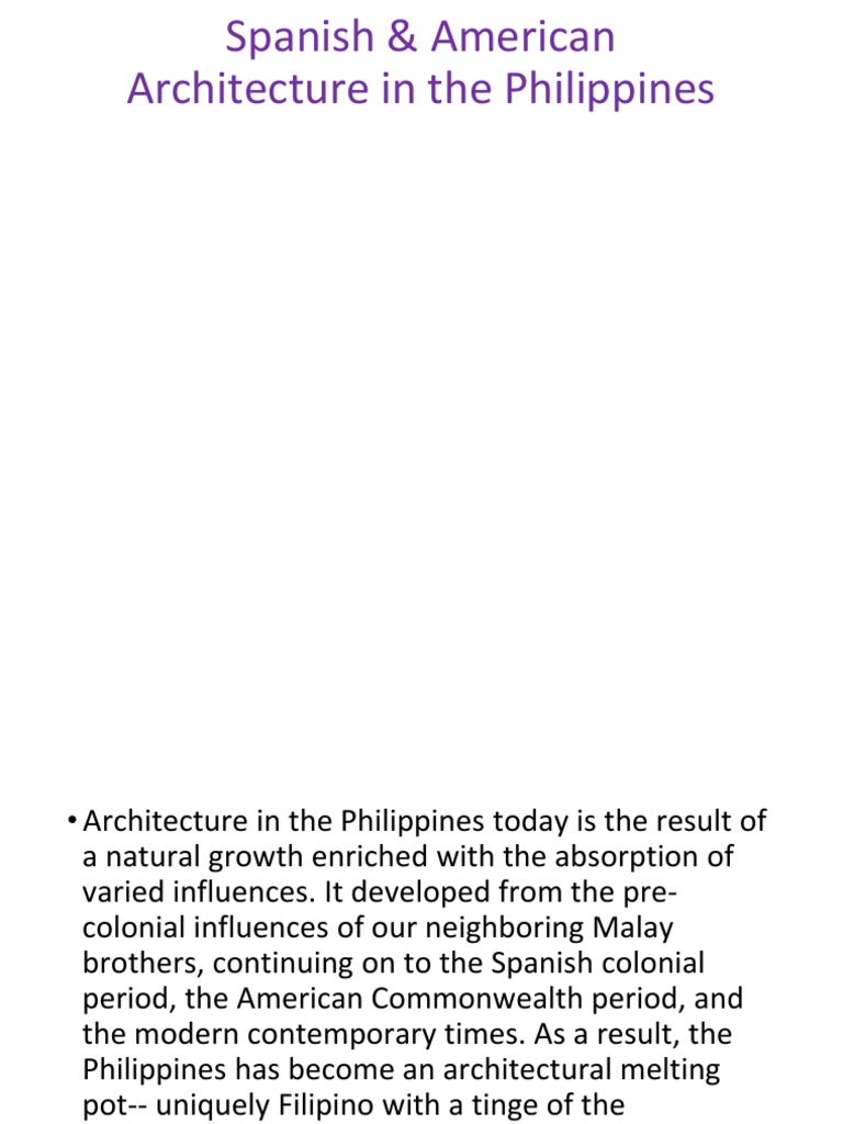 Spanish Colonial Architecture in the Philippines | PDF | Philippines