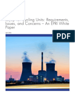 Layup For Cycling Units - Requirements - Issues - and Concerns - An EPRI White Paper