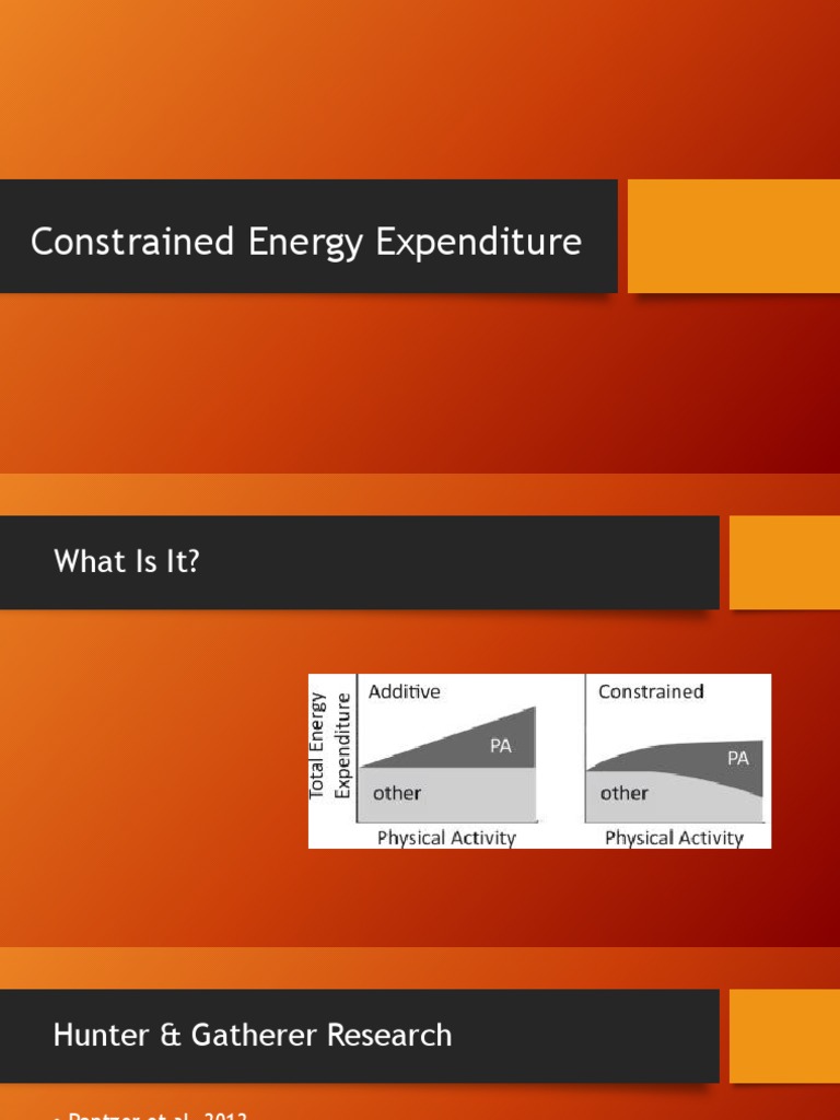 Constrained Energy Expenditure PDF