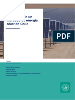 Análisis mercado energía solar Chile