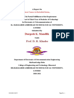 Durgesh K. Mandlik: Prof. D. R. Khadse